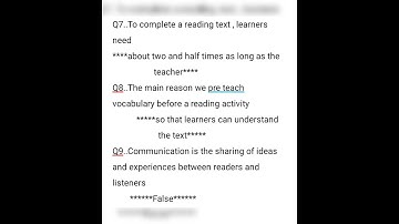 Qaed Module 2 Unit 4 all quiz questions