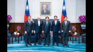 賴總統見傳統基金會創辦人 倡韌性多元半導體供應鏈