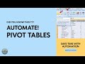 Automatically Update Your Pivot Table Range! | How to change Pivot Table Range in Microsoft Excel!