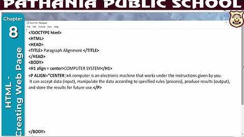 Pathania Public School (Class   7)  ch  8 (HTML) Part   5 (8th August 2020)