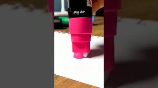 Drawing Pink Posca Marker Resimi