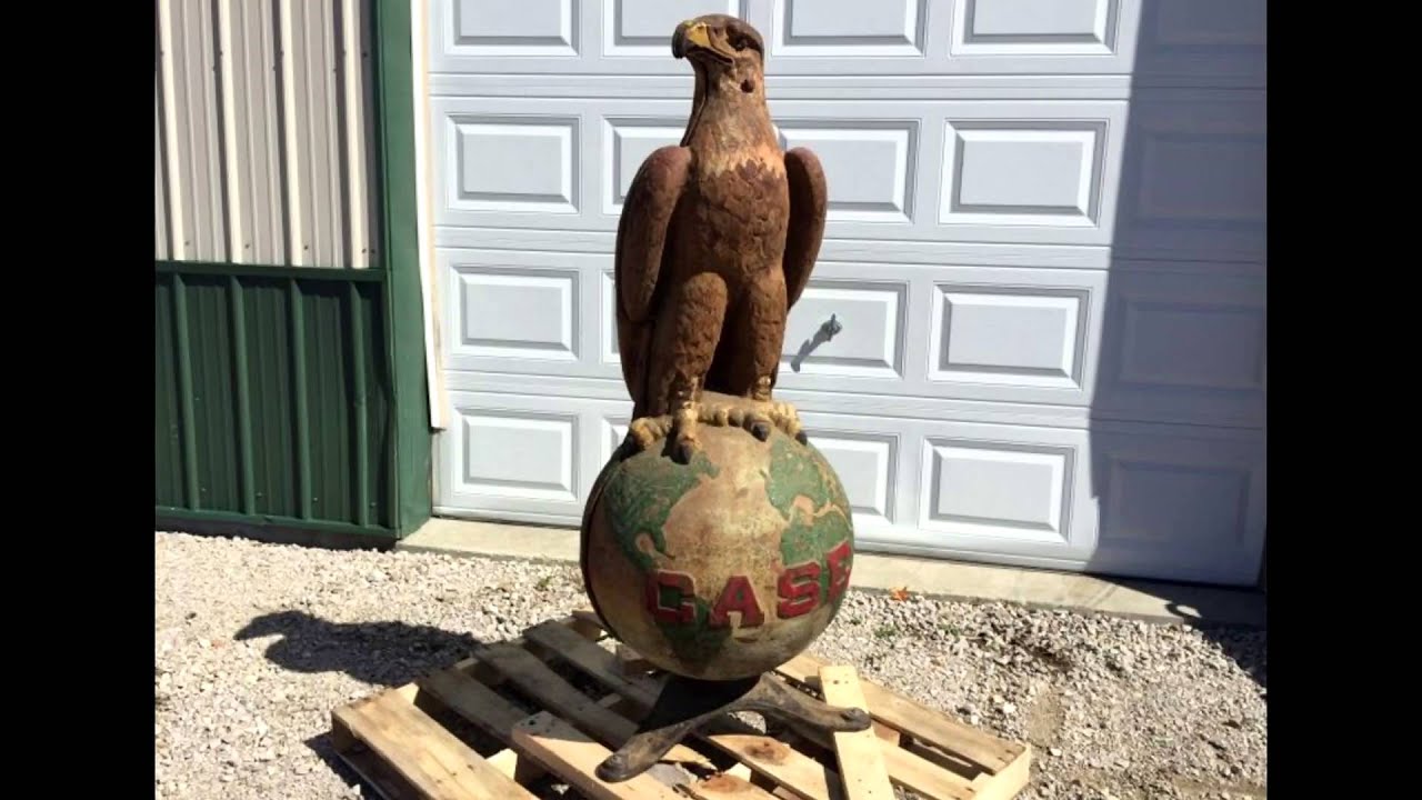 Original Cast Iron Case Eagle Sells at Auction 2015 YouTube