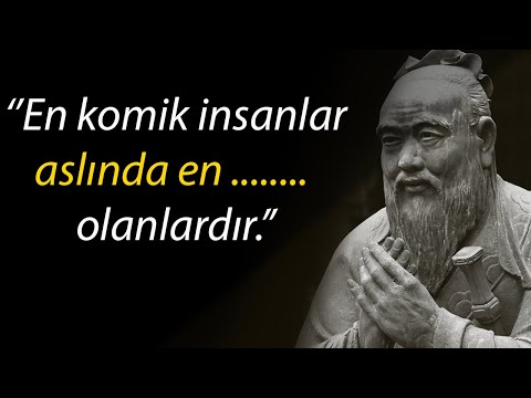 Konfüçyüs'un Hayatımız ve Kendimiz Hakkında Çok Şey Anlatan Alıntıları