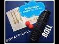 Масажний роллер, рол, Foam Roller and double ball (Мобілізація хребта грудний відділ Th, самомасаж)