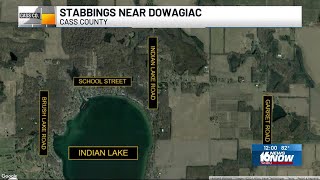 Suspect still at large after 3 injured in Cass County stabbing