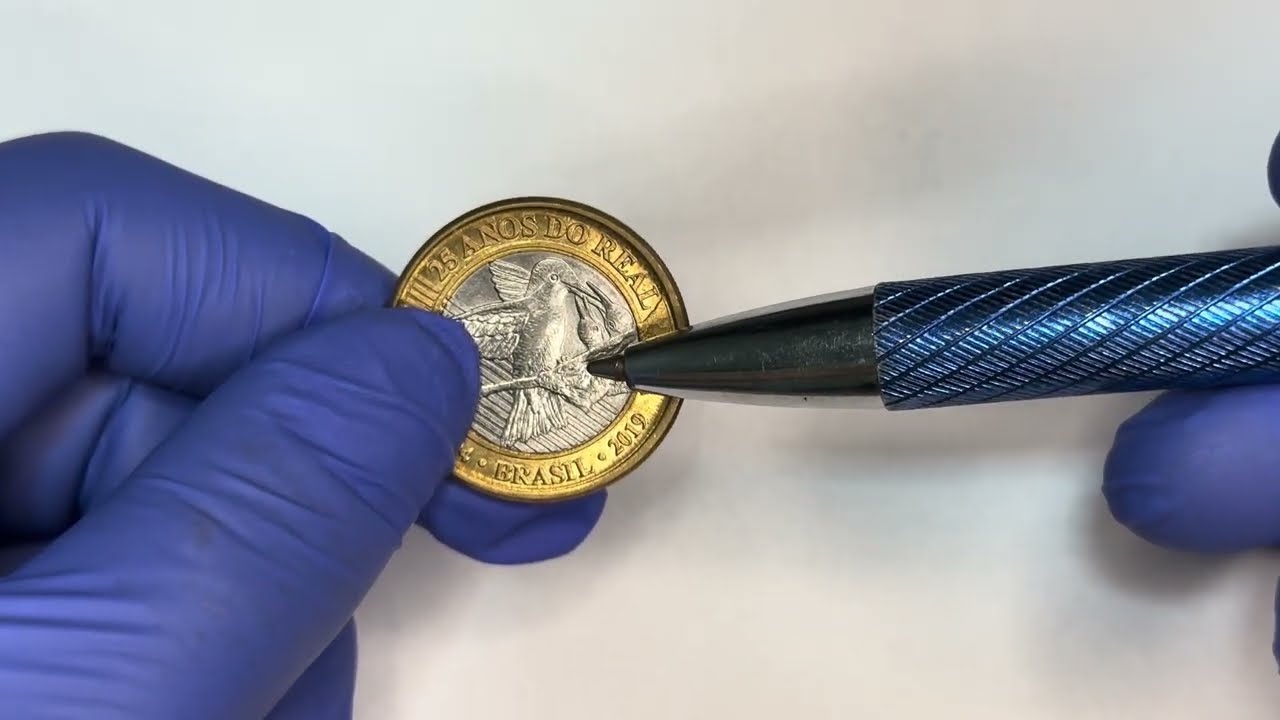 Moeda de 1 Real do Beija-Flor com Valores já atualizados 2024.