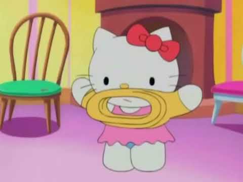 Hello kitty-changing clothes-Growing