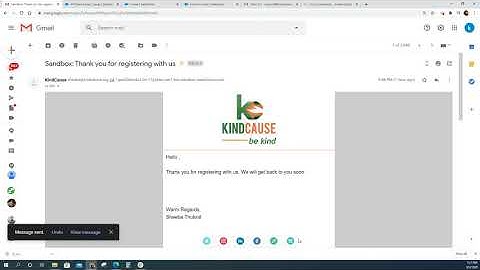 KindX Platform Salesforce Demo -  generating web to case when someone send email to support