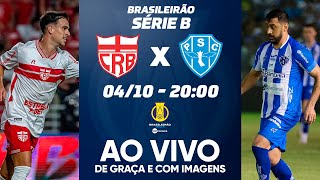 Thumbnail for CRB X PAYSANDU | BRASILEIRÃO SÉRIE B 2024 | AO VIVO E COM IMAGENS
