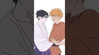 Sai dresses as sasuke 😭#sasunaru #naruto #anime #animation cred: 59th_alice