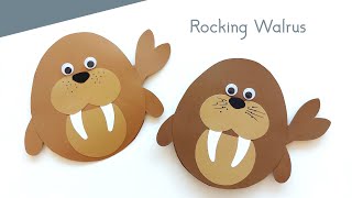 How To Make Rocking Walrus For Kids | Easy Paper Crafts | Kids Craft Ideas | 5 Minute Crafts