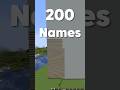 200 names added today!!