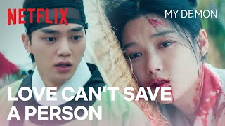 LOVE is why Song Kang became a demon | My Demon Ep 12 | Netflix [ENG SUB] Resimi