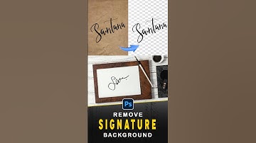 Remove signature background in photoshop #shorts #shortsfeed #short #photoshop