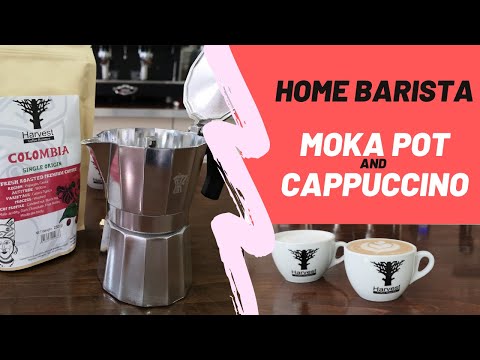 Πώς να φτιάξετε ένα cappuccino με την μέθοδο Moka pot στο σπίτι σας.
