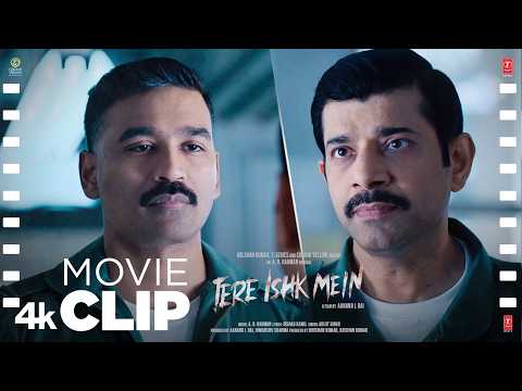 "Aggression Is a Choice🔥- Dhanush" | Tere Ishk Mein Movie Scene | Kriti S | Aanand LR | Bhushan K