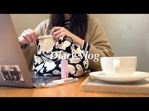 sub) 일상 다꾸 브이로그 ✍🏻 | 최근 구입한 문구템 소개, 2월 먼슬리 다이어리 세팅 & 월간 기록 루틴, 아날로그키퍼, Seoul Diary Vlog