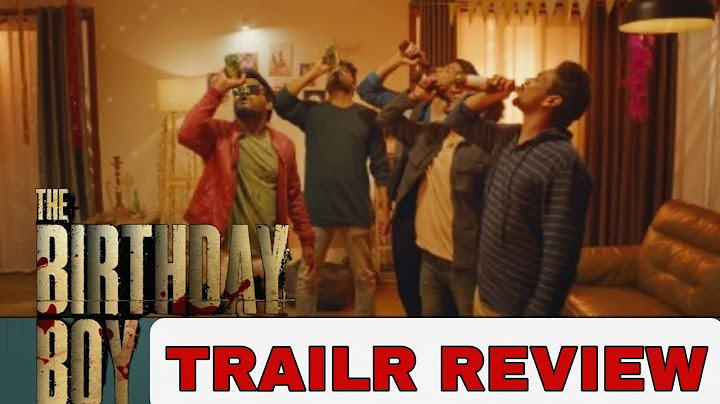 The Birthday Boy Trailer Review | Ravi Krishna, Rajeev Kankala, Sameer Malla | Whisky |