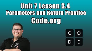 Code.org Unit 7 Lesson 3.4 - Parameters and Return Practice