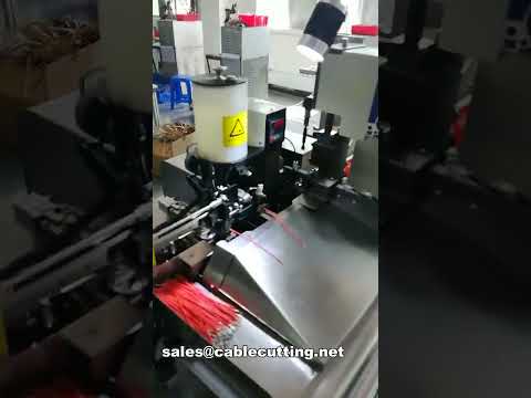 Full Automatic Wire Cut, Strip, One-End Crimping, Another-End Stripping & Tinning Machine 501-S