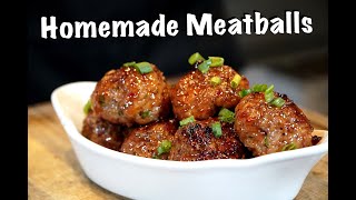 How To Make Meatballs  Delicious Homemade Meatball Recipe #mrmakeithappen #meatballs