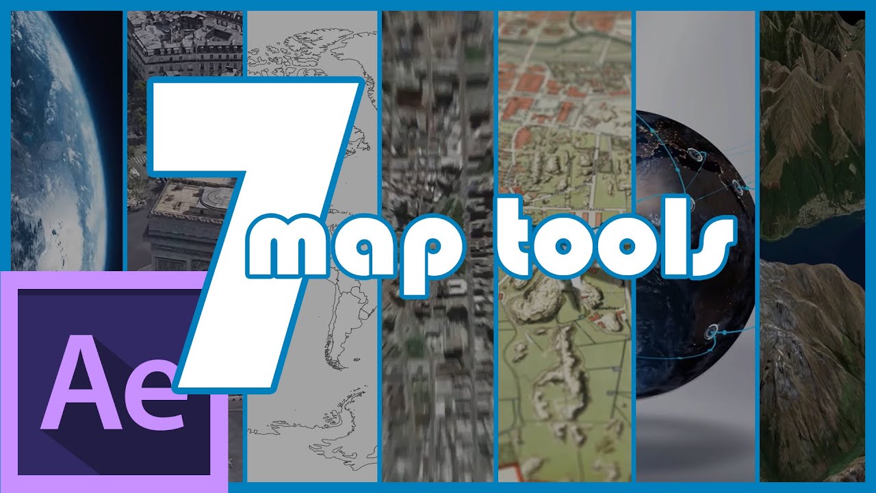 Map Templates for Adobe After Effects 2021