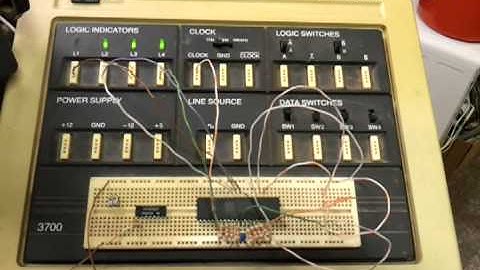 Z80 Microprocessor Test Circuit
