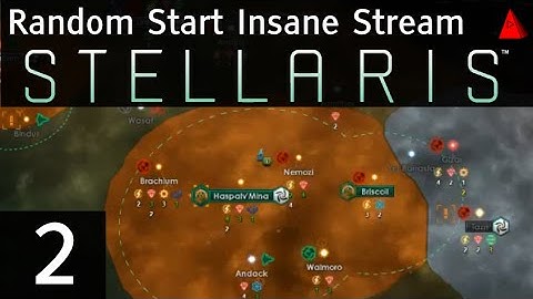 Stellaris Insane Difficulty Random Start #2 - Menaces EVERYWHERE - Twitch Stream - Wormhole