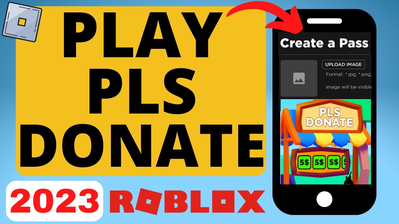 How to Play Pls Donate on Roblox Mobile - iPhone & Android - Setup Pls  Donate Stand - 2023 