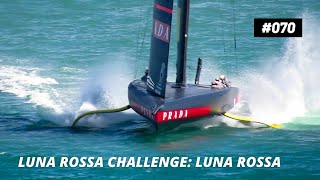 Luna rossa continue their afternoon training session. the interesting
thing to note here is that actually time of day races will be held ...