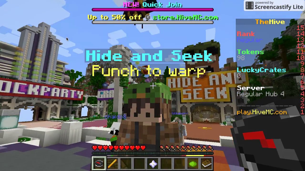 Minecraft PC - Hive Server First Video [1] - YouTube