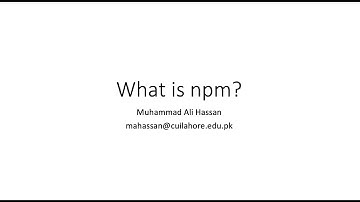 13. What is npm? | Node.js Tutorial for Beginners