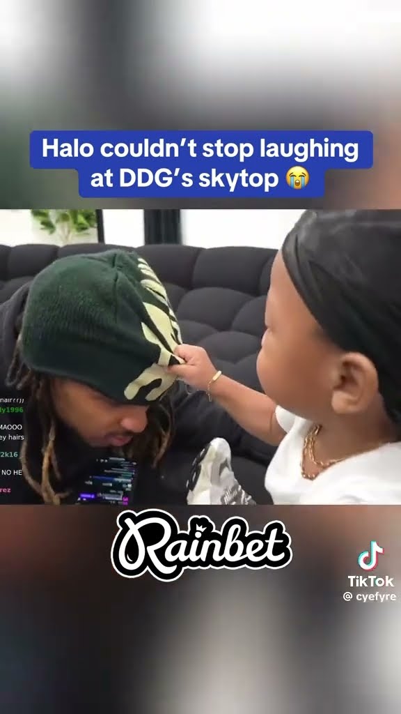 Halo couldn’t stop laughing at DDG’s Skytop #hoodnews #ddg #halo #baby #lol #omg #how #wow #funny