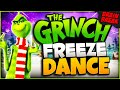 The grinch freeze dance yoga  christmas brain break  winter just dance  gonoodle inspired