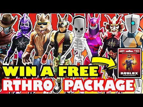 Win A Free Rthro Package In Roblox Anthrho Package Giveaway Youtube - how to be antrho in roblox 5 free packages roblox rthro is