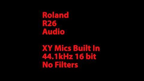 Audio Recorder Shootout! Part 3: Built-in XY Mic Comparison: Roland R26 vs Zoom H6