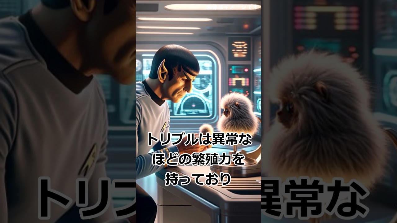【スタートレック】トリブルの秘密！可愛くて厄介な小さな生物 #shorts #SF #startrek #mrバルカン