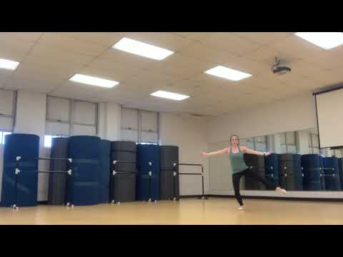 Ballet across the floor: tombé, pas de bourrée, glissade, jeté