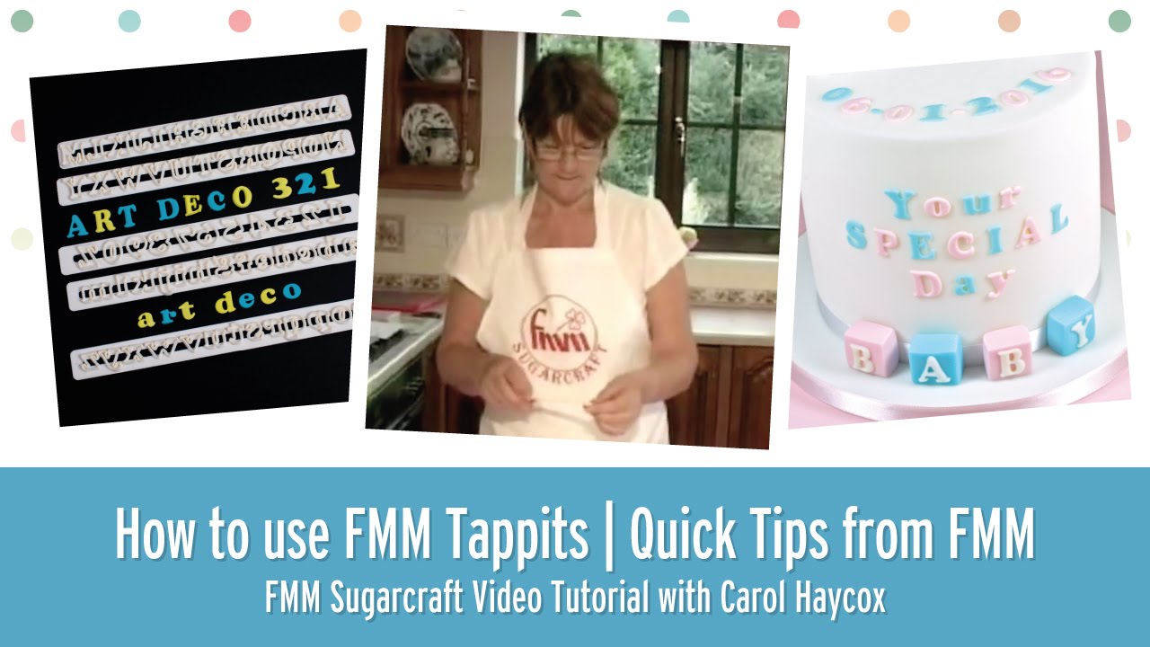 FMM Cutter Art Deco Alphabet Set Sugarcraft Sugarpaste Cake Icing Cutting Tool 