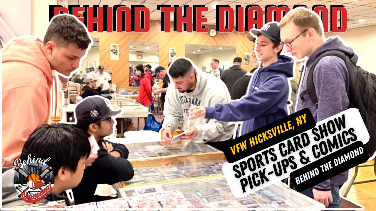VFW HICKSVILLE, NY SPORTS CARD SHOW + WEEKEND PICKUPS, CARDS & COMIC