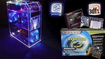 Building ultimate 1999 retro gaming pc 3dfx Voodoo 3 Aureal Vortex 2 + case mod