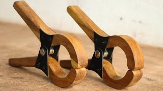 How To Make Spring Clamp || DIY Wooden Spring Clamp