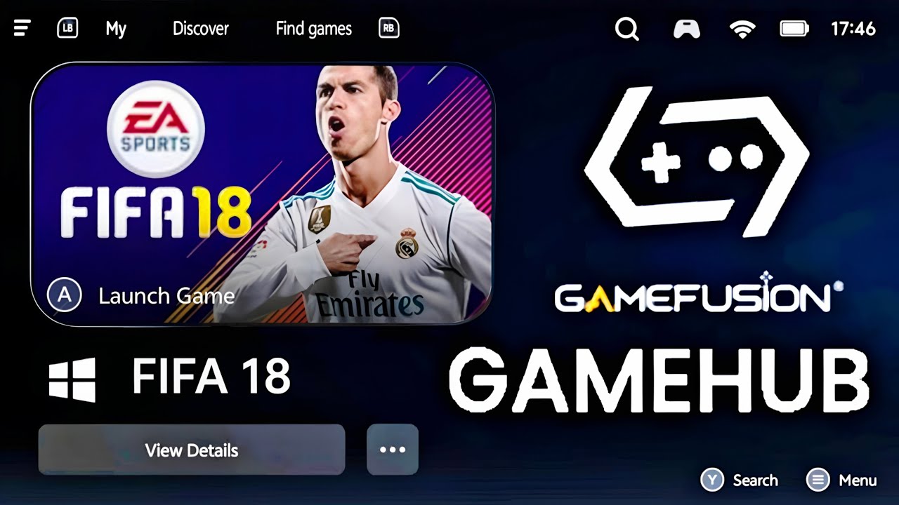 FIFA 2018 GAMEHUB 5.1.0 [ FOR ANDROID ] GAMEHUB FIFA 18 | GAMEFUSION GAMEHUB | SMOOTH 60 FPS