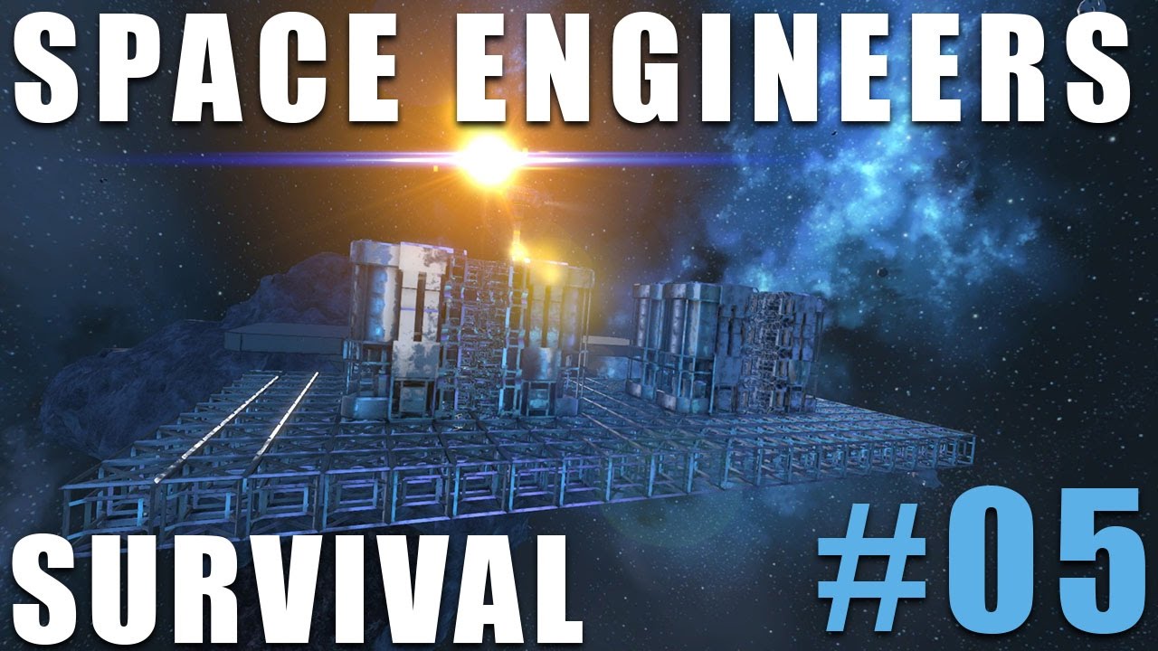 Space Engineers Survival - Episode 5 - Station Construction - YouTube