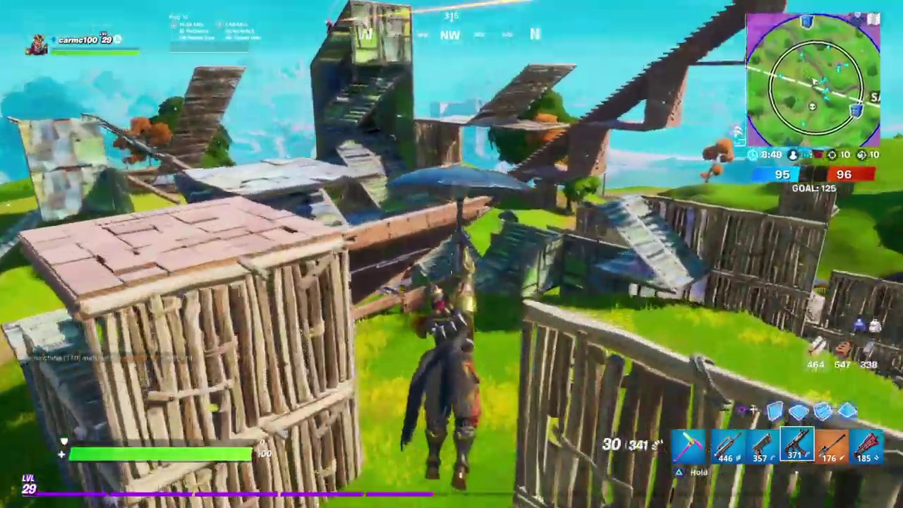 INSANE FORTNITE team rumble GAMEPLAY #1 - YouTube