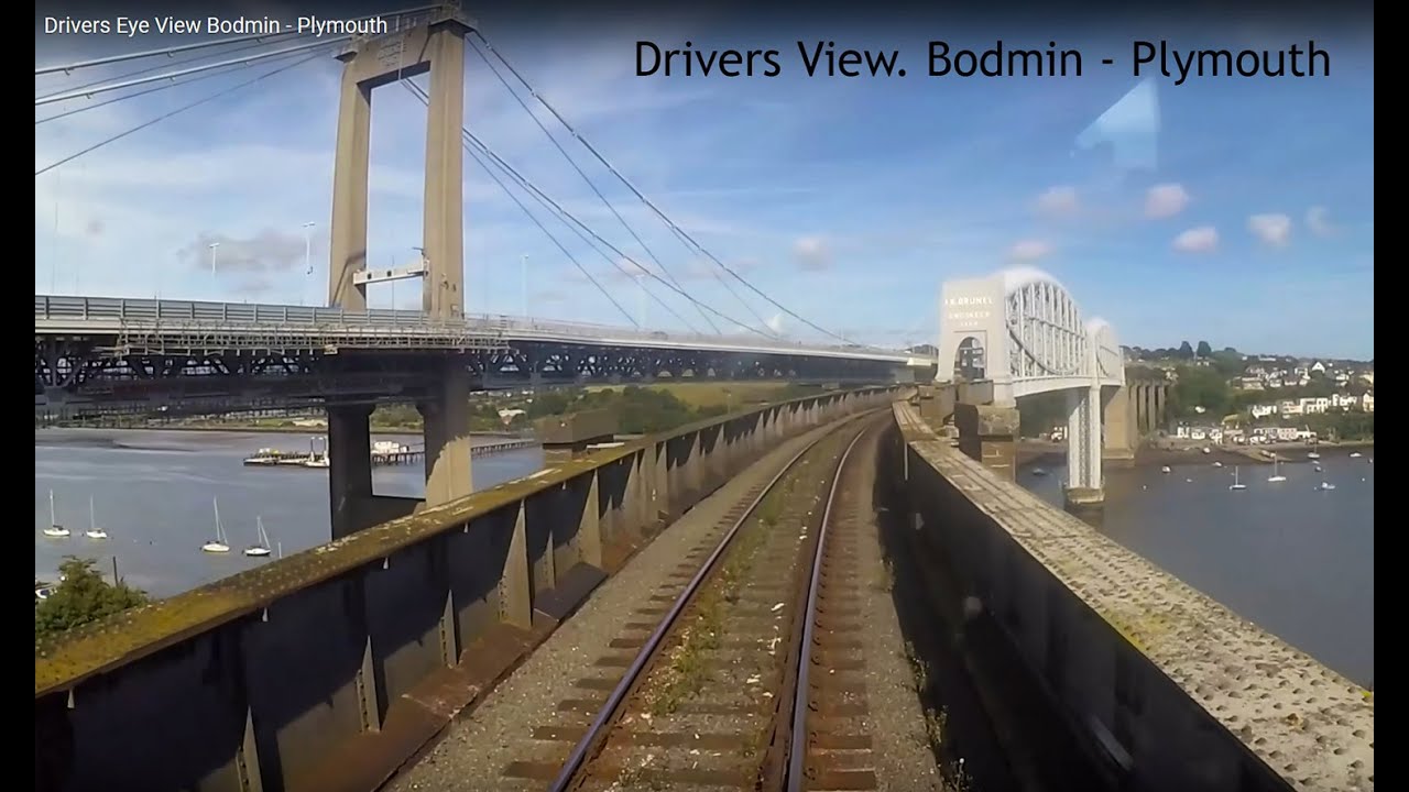 A Train Drivers View. Bodmin - Plymouth. A beautiful journey through Cornwall in to Devon.