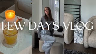 FEW DAYS VLOG | new home decor, stopping birth control, trying new tretinoin & opening packages