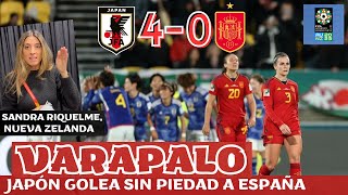 JAPÓN GOLEA A ESPAÑA, LAS CAUSAS Y EL ANÁLISIS POR SANDRA RIQUELME DESDE NUEVA ZELANDA. MUNDIAL