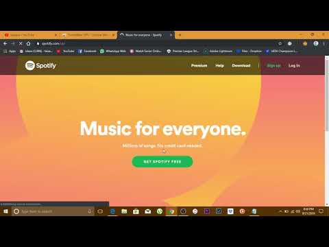How to use Spotify Web for Free | Spotify not available