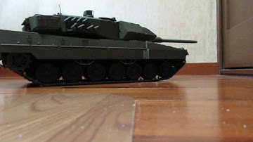 TAMIYA 1/16 LEOPARD 2A6 RUN TEST